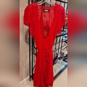 Elegant Red & Sexy Dress